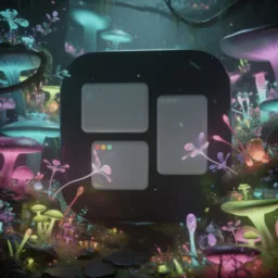 Mission Control icon in the Glowy style