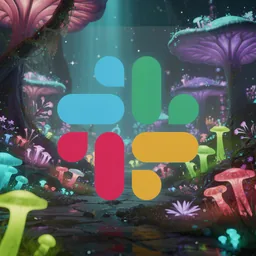 Slack icon in the Glowy style