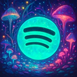 Spotify icon in the Glowy style