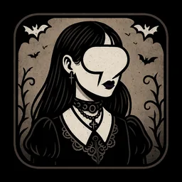 Beeper Desktop icon in the Goth style for macOS