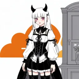 Cloudflare WARP icon in the Goth style