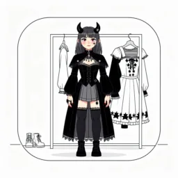 FaceTime icon in the Goth style for macOS