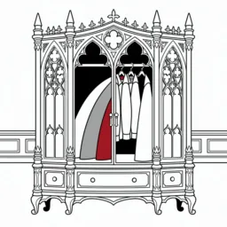 Image Capture icon in the Goth style