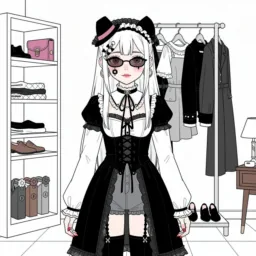 Messages icon in the Goth style