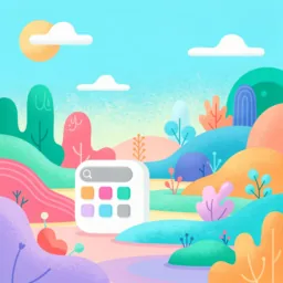 Apps icon in the Illustrated style for macOS