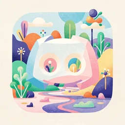 Discord icon in the Illustrated style