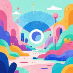 Findmy icon in the Illustrated style for macOS