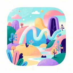 Freeform icon in the Illustrated style for macOS