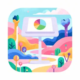Keynote icon in the Illustrated style for macOS