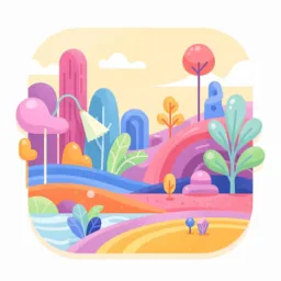 Mail icon in the Illustrated style