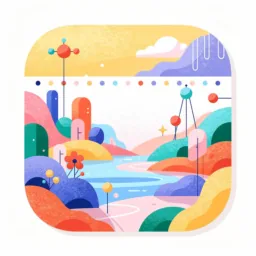 Notes icon in the Illustrated style for macOS