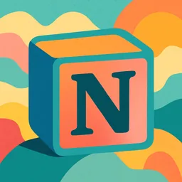 Notion icon in the Illustrated style