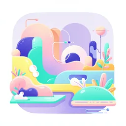 OpenCode icon in the Illustrated style for macOS