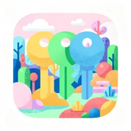 Passwords icon in the Illustrated style for macOS
