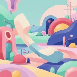 Phone icon in the Illustrated style