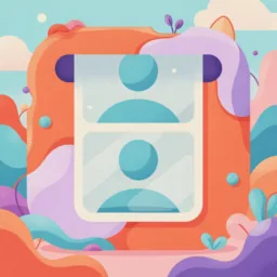 Photo Booth icon in the Illustrated style for macOS