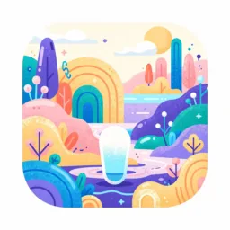 Podcasts icon in the Illustrated style for macOS