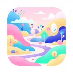 QuickTime Player icon in the Illustrated style for macOS