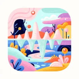 Stats icon in the Illustrated style