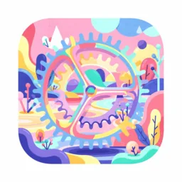System Settings icon in the Illustrated style