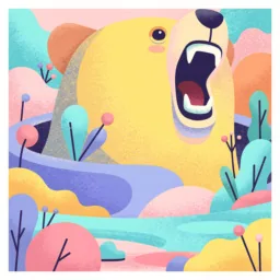Tunnelbear icon in the Illustrated style for macOS