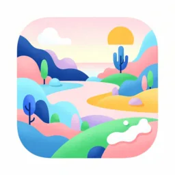 Weather icon in the Illustrated style for macOS