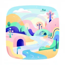 WhatsApp icon in the Illustrated style