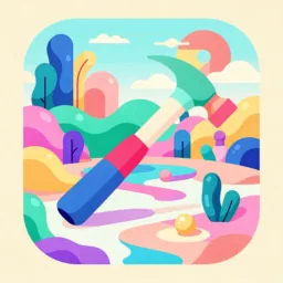 Xcode icon in the Illustrated style for macOS