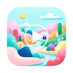 YouTube Music icon in the Illustrated style for macOS