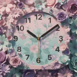 Clock icon in the Lavender style for macOS
