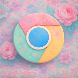 Google Chrome icon in the Lavender style