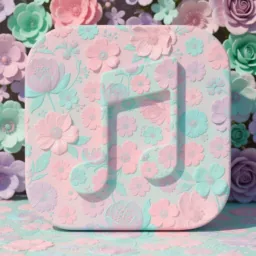 Music icon in the Lavender style for macOS