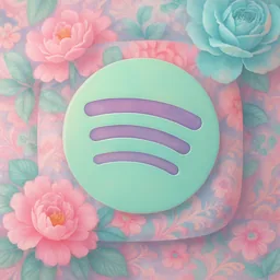 Spotify icon in the Lavender style