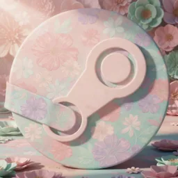 Steam icon in the Lavender style for macOS