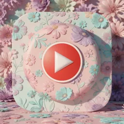 YouTube Music icon in the Lavender style for macOS