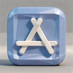 App Store icon in the Low-poly style