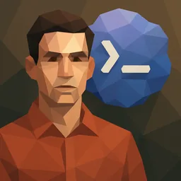 Codex icon in the Low-poly style for macOS