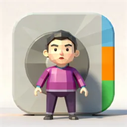 Contacts icon in the Low-poly style for macOS