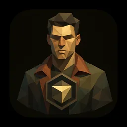 Cursor icon in the Low-poly style for macOS