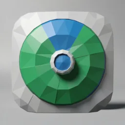 Findmy icon in the Low-poly style for macOS