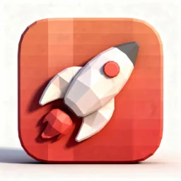 Games icon in the Low-poly style for macOS
