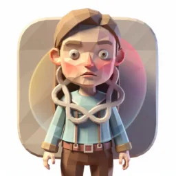Image Playground icon in the Low-poly style for macOS