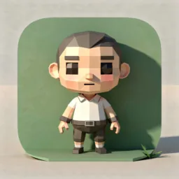 Messages icon in the Low-poly style