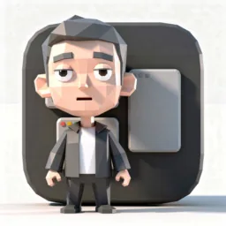 Mission Control icon in the Low-poly style for macOS