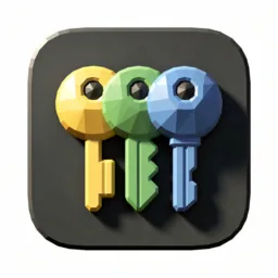 Passwords icon in the Low-poly style for macOS