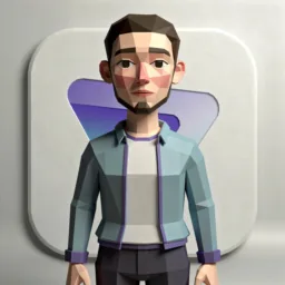 ProtonVPN icon in the Low-poly style for macOS