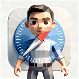 Safari icon in the Low-poly style for macOS