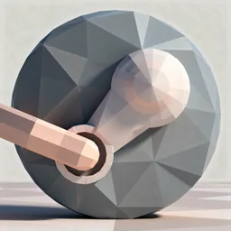 Steam icon in the Low-poly style for macOS