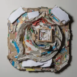 WhatsApp icon in the Paper style