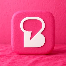 Beeper Desktop icon in the Pink style for macOS